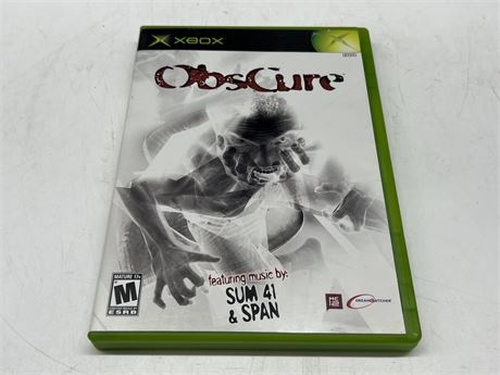 OBSCURE - XBOX