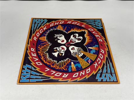 1ST PRESSING - KISS - ROCK & ROLL OVER - VG+