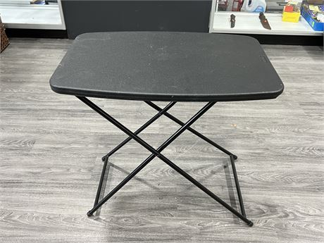 FOLDUP COSTCO TABLE (26” wide, 25” tall)