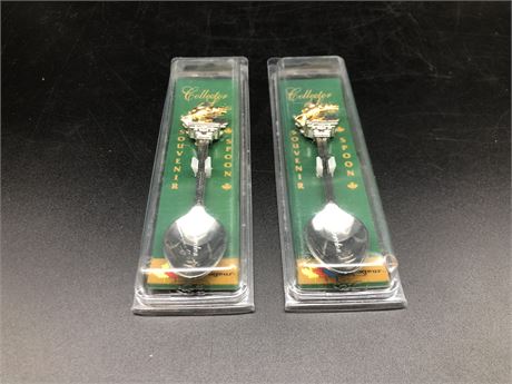 (2) COLLECTOR SERIERS SPOONS