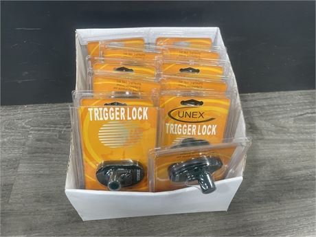 BOX OF UNEX GUN TRIGGER LOCKS X 12