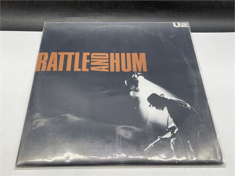 U2 - RATTLE AND HUM 2 LP - VG+