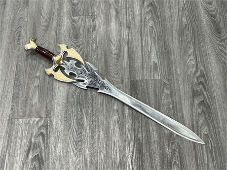 DECORATIVE STAINLESS STEEL SWORD (3ft long)