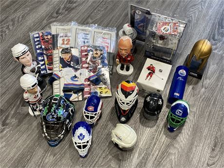 LOT OF HOCKEY COLLECTABLES