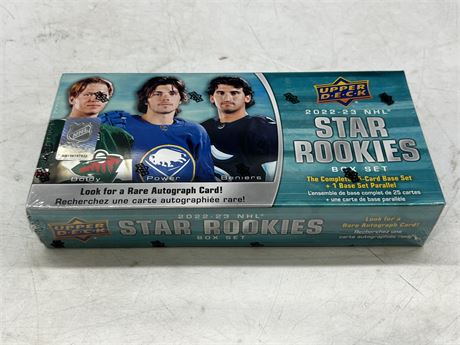 SEALED 2022/23 NHL UD STAR ROOKIES BOX SET
