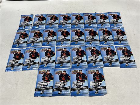 28 SEALED NHL UD 2021/22 SERIES ONE YOUNG GUNS PACKS
