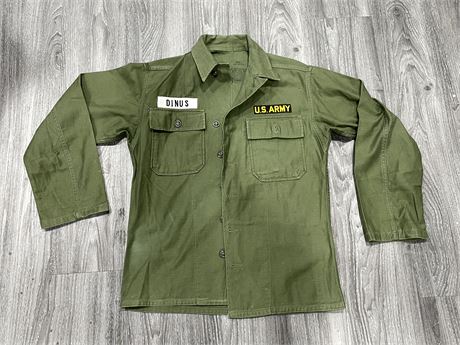 US ARMY SHIRT - “DINUS” SMALL SIZE
