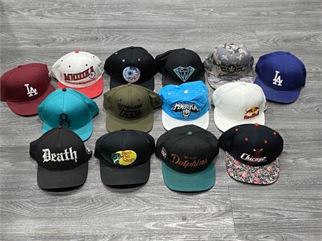 14 VARIOUS HATS
