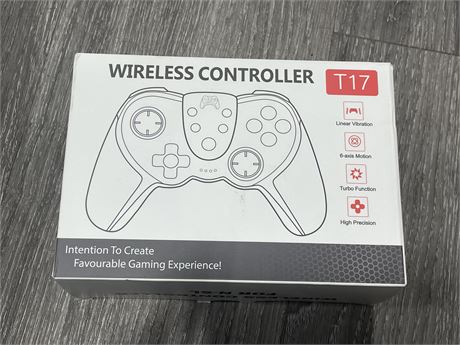 NEW IN BOX WIRELESS CONTROLLER T17