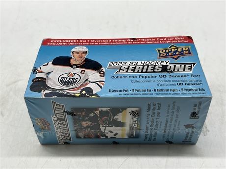SEALED 2022/23 NHL UPPER DECK SERIES ONE CARD BOX