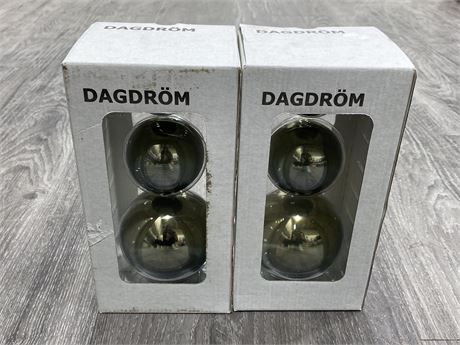2 NEW DAGDROM IKEA METAL BALL SETS