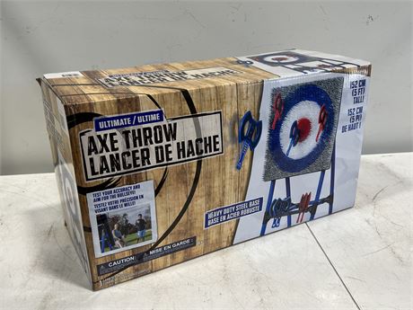 (NEW) ULTIMATE AXE THROW SET IN BOX