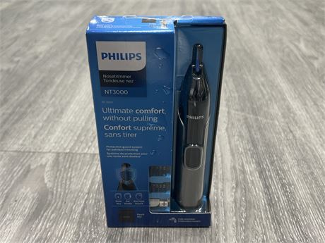 NEW PHILIPS NT3000 ELECTRIC NOSE TRIMMER