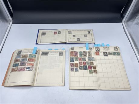 STAMP COLLECTION - 3 STOCK BOOKS - WOLRD WIDE