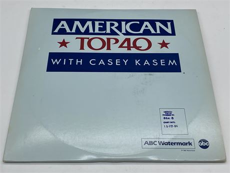 AMERICAN TOP40 WITH CASEY KASEM 4LP - VG+