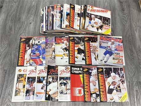 50+ VINTAGE NHL MAGS (Mostly Canucks)