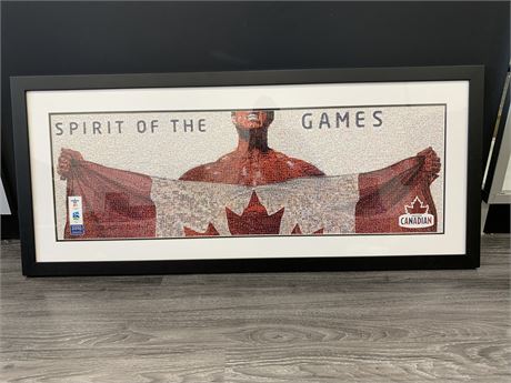 MOLSON CANADIAN FRAMED PICTURE (42”x19”)