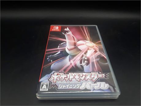 POKEMON SHINING PEARL (JAPAN) - EXCELLENT CONDITION - SWITCH