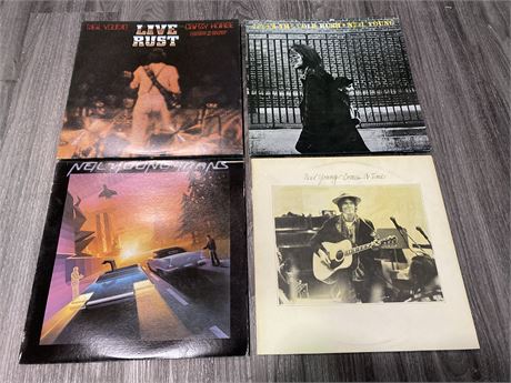 4 NEIL YOUNG RECORDS