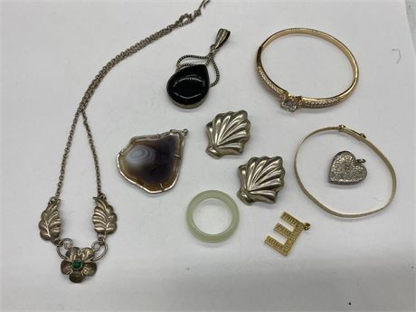 925 STERLING/OTHER ESTATE JEWELRY MIX