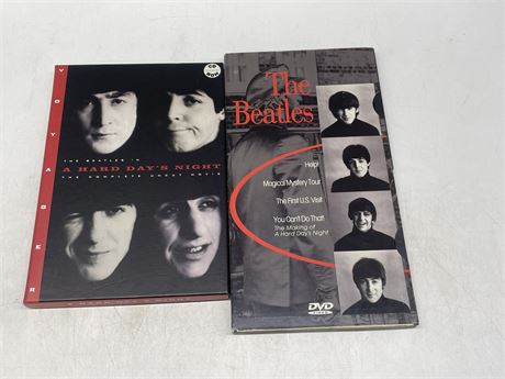 BEATLES ULTIMATE DVD COLLECTION + HARD DAYS NIGHT CD ROM - BOTH IN EXCELLENT