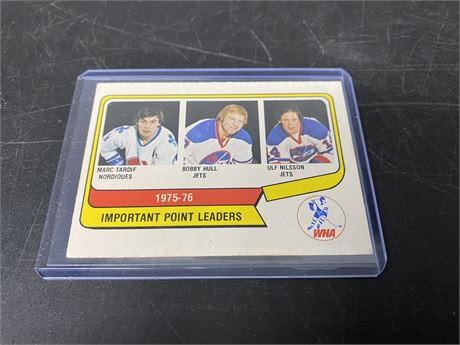 1975-76 NHL POINT LEADERS CARD