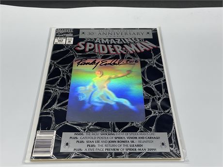 SIGNED - THE AMAZING SPIDER-MAN SUPER SIZED 30TH ANNIVERSARY ISSUE #365