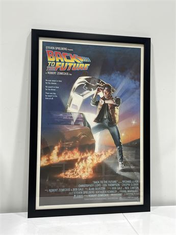27”x41” BACK TO THE FUTURE ORIGINAL 1985 STUDIO STYLE US THEATRICAL ONE SHEET