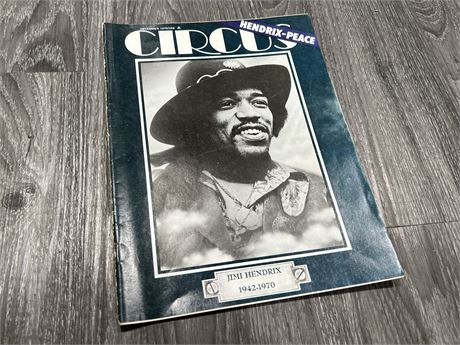 1970 COPY OF “CIRCUS” JIMI HENDRIX COVER
