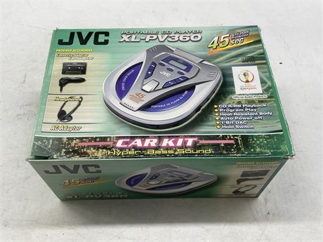 IN BOX JVC XL-PV360 PORTABLE CD PLAYER