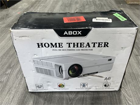 ABOX HOME THEATRE LED PROJECTOR IN BOX