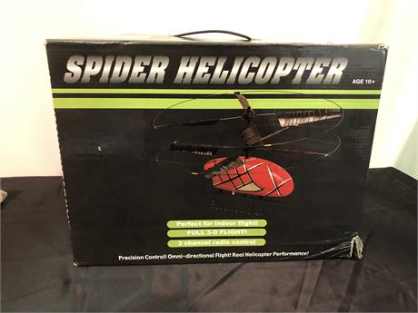 (NEW) SPIDER HELICOPTER TOY