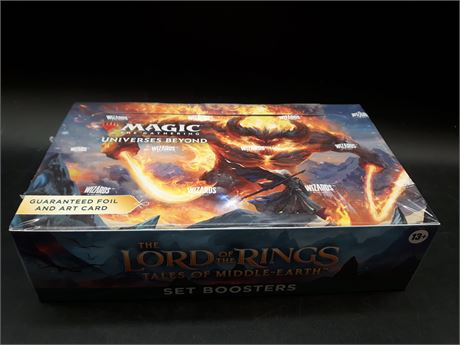 SEALED - MAGIC THE GATHERING LORD OF THE RINGS SET BOOSTER BOX