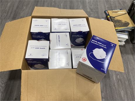 17 BOXES OF N-95 FACE MASKS 95-PFE
