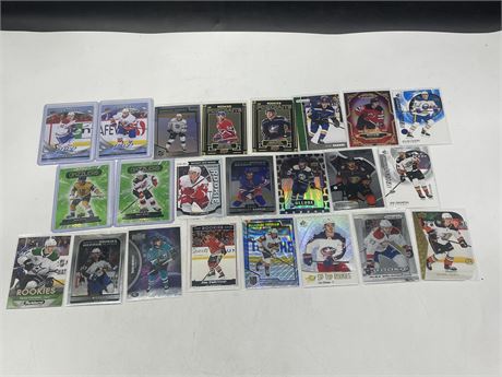 23 ASSORTED MODERN NHL ROOKIE CARDS