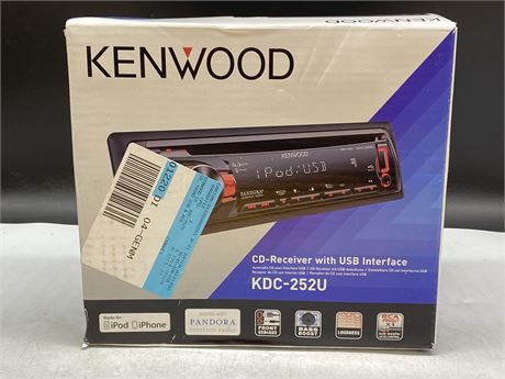 KENWOOD KDC-252U CD-RECIVER USB INTERFACE