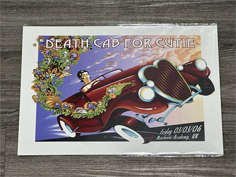 DEATH CAB FOR CUTIE POSTER (12”X18”)