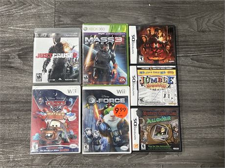 LOT OF VIDEO GAMES - MASS EFFECT 3 IS SEALED