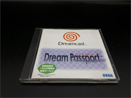 DREAM PASSPORT (JAPANESE SEGA DREAMCAST) - CIB
