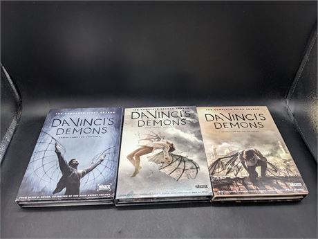 DAVINCIS DEMONS SEASONS 1 - 3 - VERY GOOD CONDITION - DVD