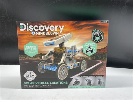 NEW DISCOVERY MINDBLOWN SOLAR VEHICLE CREATIONS