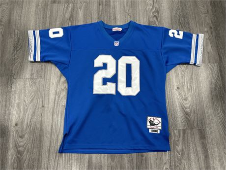 MITCHELL AND NESS 1996 BARRY SANDERS THROWBACK JERSEY