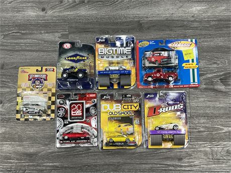 7 NEW SMALL DIECASTS