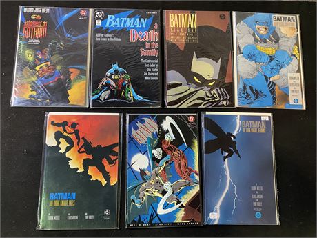 7 BATMAN COMICS