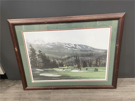 SIGNED NUMBERED PAUL RUPERT MOUNTAIN SHADOWS CHATEAU WHISTLER PRINT WITH COA