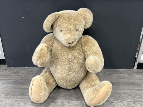LARGE JOINTED TEDDY BEAR - AS NEW - 22” TALL