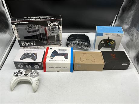 VIDEO GAME CONTROLLERS & ACCESSORIES