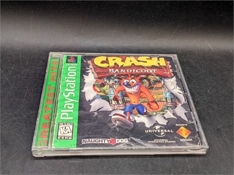 CRASH BANDICOOT (DISC IN EXELLENT CONDITION) - PLAYSTATION ONE