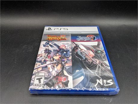 SEALED - TRAILS OF COLD STEEL 3 & 4 DELUXE EDITION - PS5