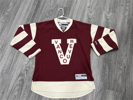 VANCOUVER CANUCKS JERSEY NHL REEBOK SIZE SMALL - AS NEW